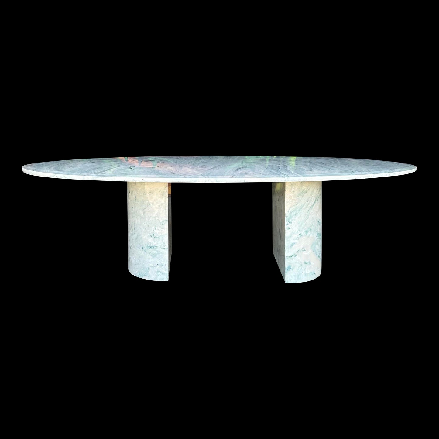 Post-Modern Cultured Marble Coffee Table