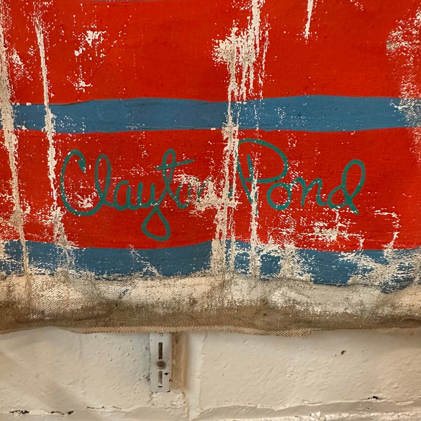 Clayton Pond "Rent Controlled Apartment" American Artist Large Colorful Original Painting