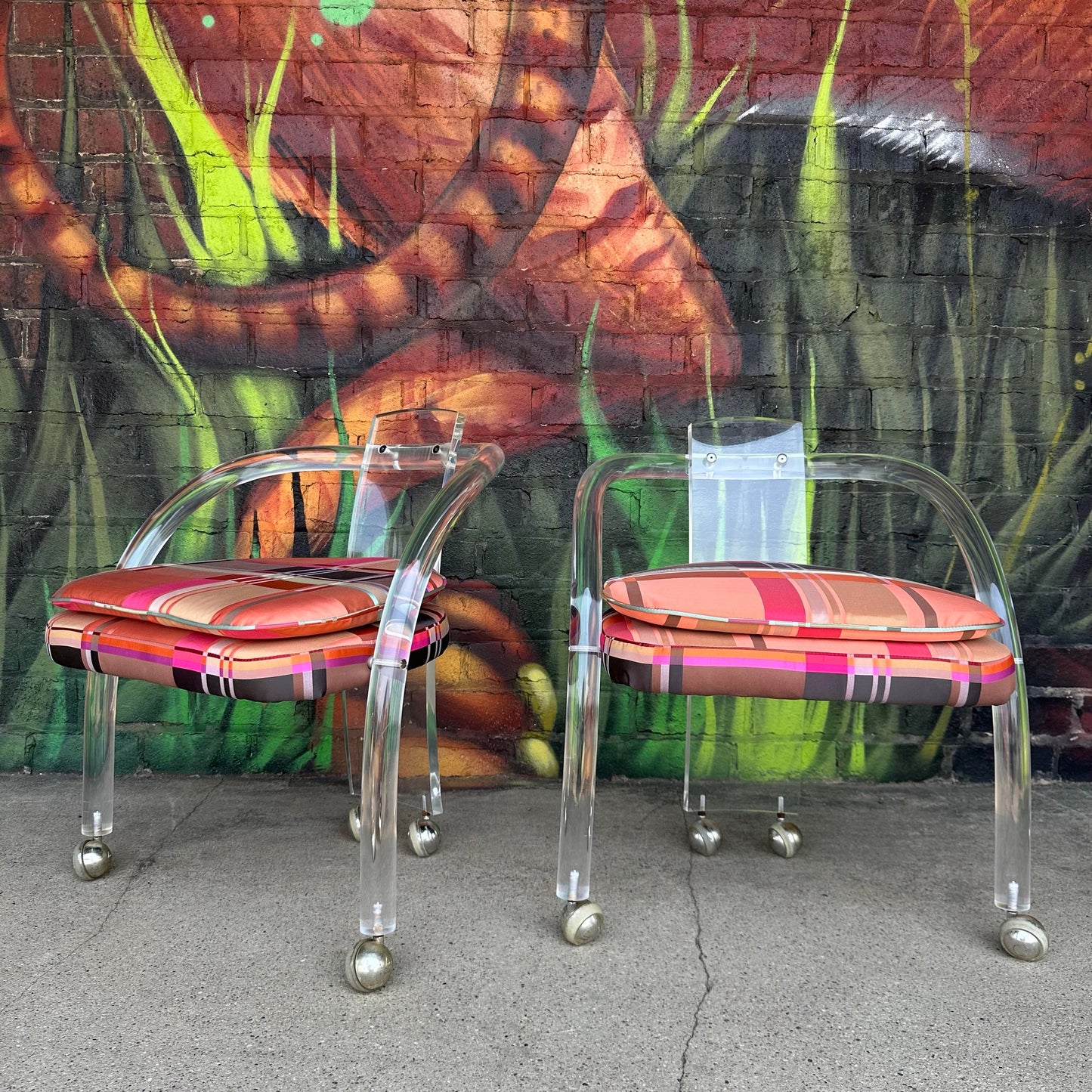 Lucite Dining Set by Charles Hollis Jones Mid-Century Modern