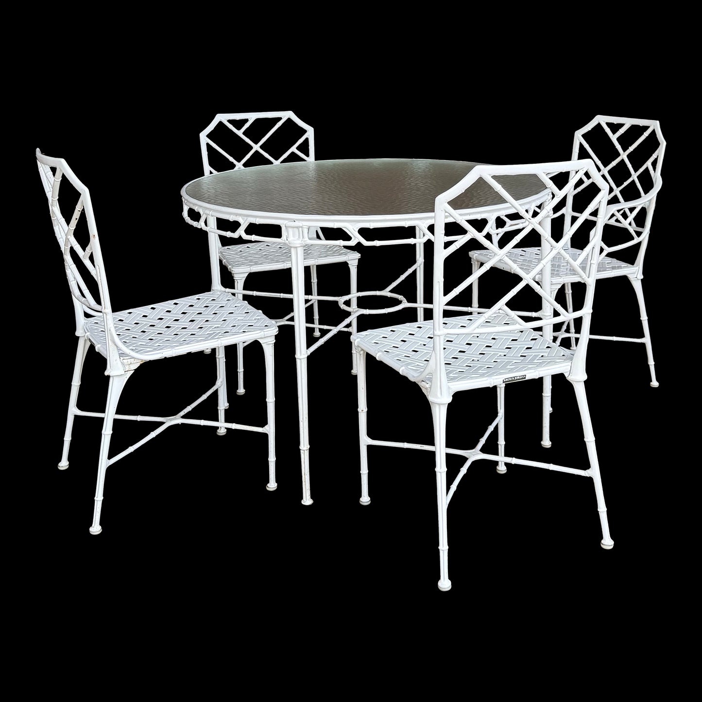 Brown Jordan Calcutta Round Dining Table and Chair Set
