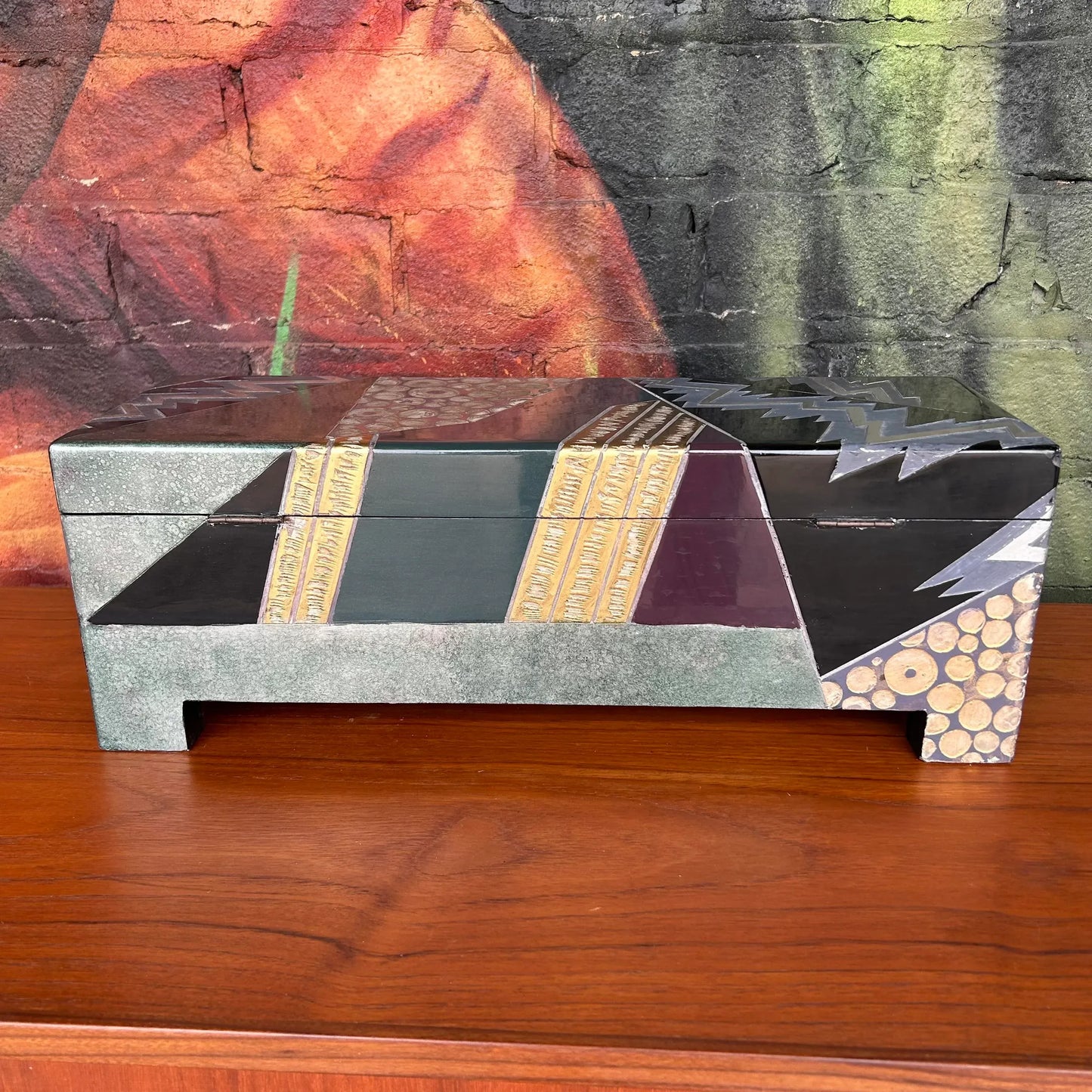 Post Modern Keepsake Box Possibly by Maitland Smith