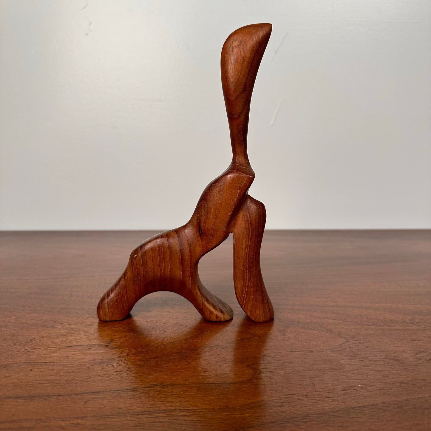 Danish Modern Teak Character Figure Sculpture by Is J. Bentsen
