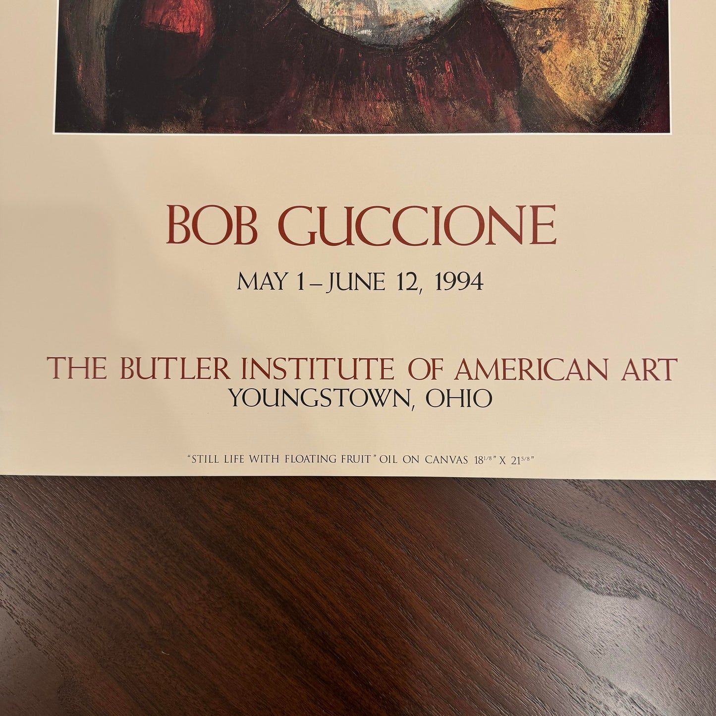 Bob Guccione Butler Institute of Art 1994 Poster