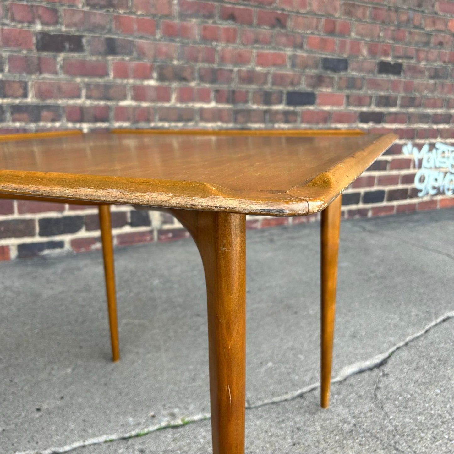 Mid Century Modern Walnut Game Table by Erik Christensen for Selig