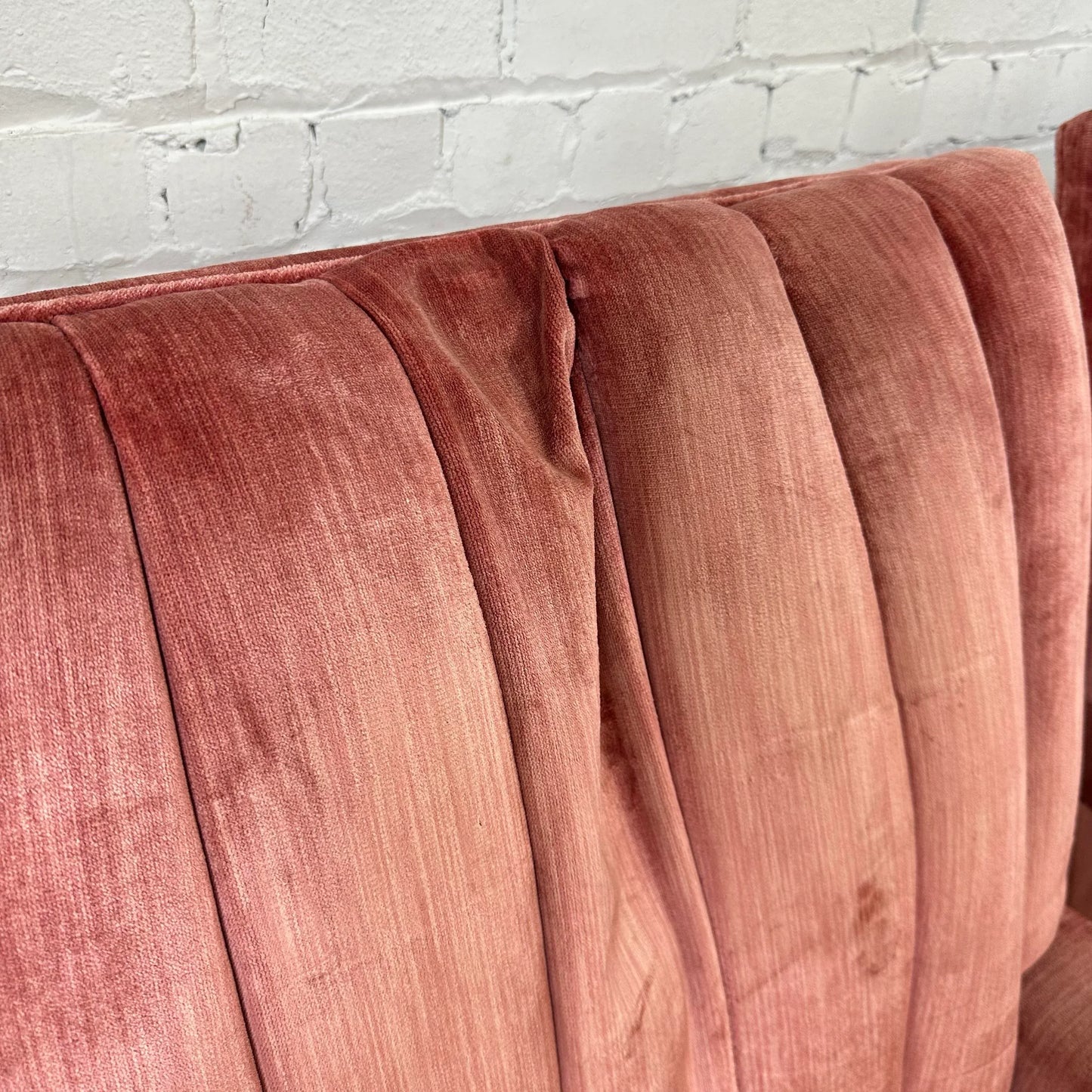 Pair of Velvet Rock & Swivel Tall Back Armchairs