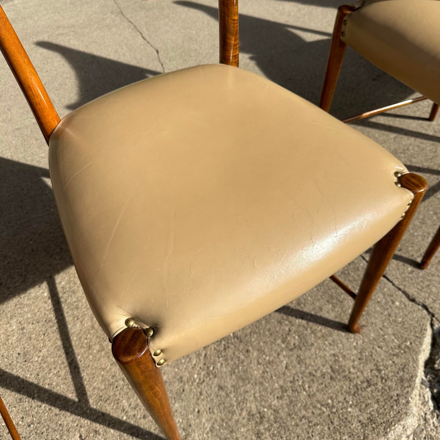 Paulo Buffa Dining Chairs Italian Mid Century Modern