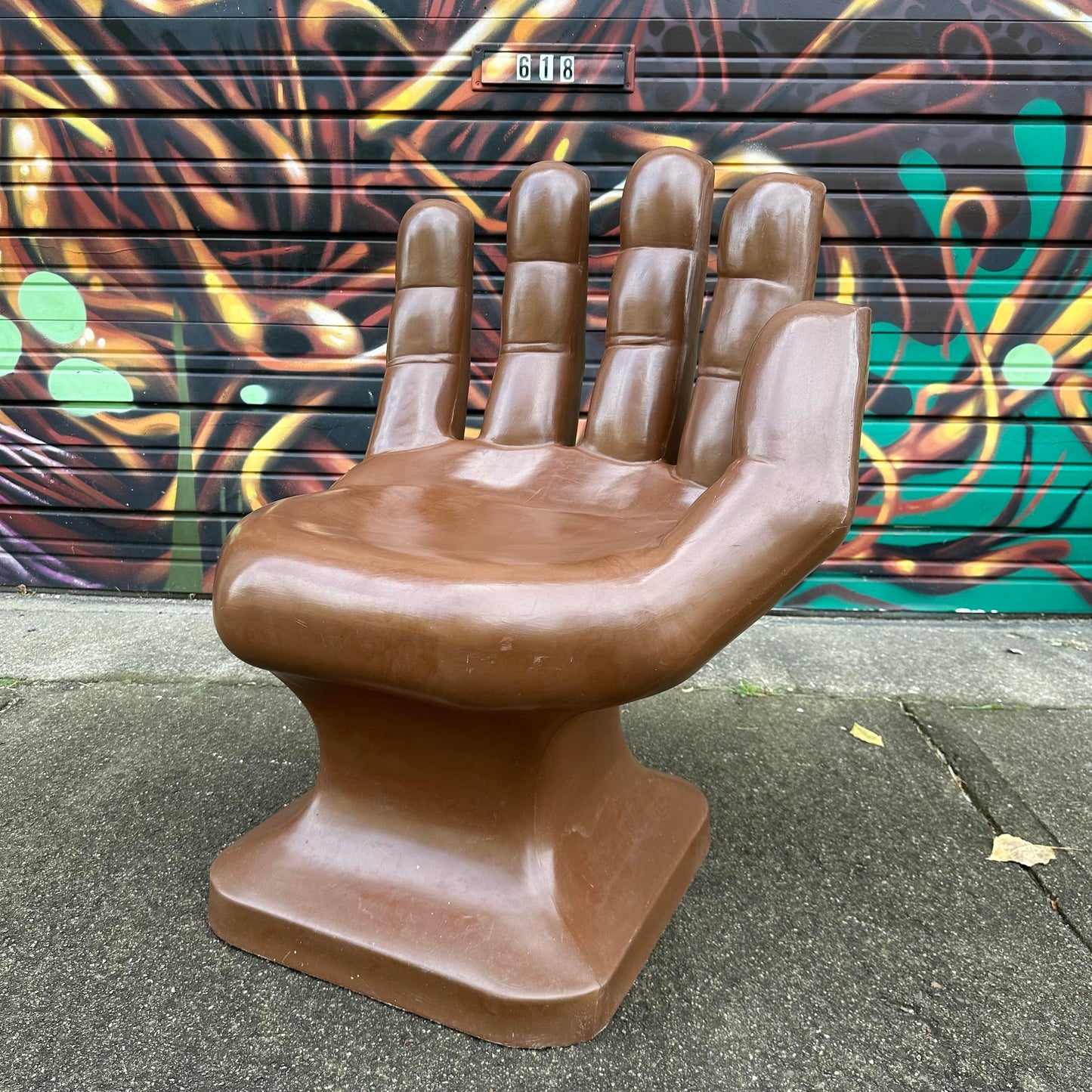 Vintage Mid Century Modern Hand Form Chair