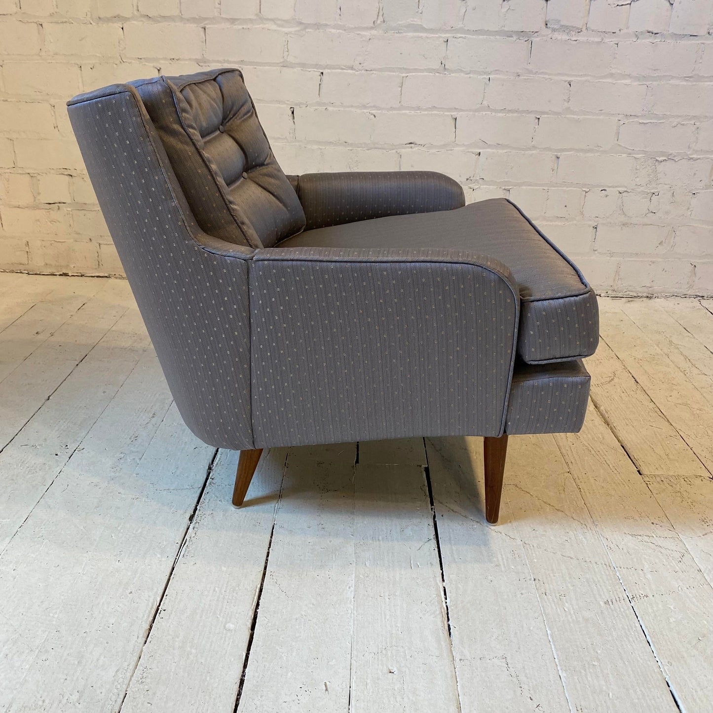 Mid Century Modern Milo Baughman Style Club Chair