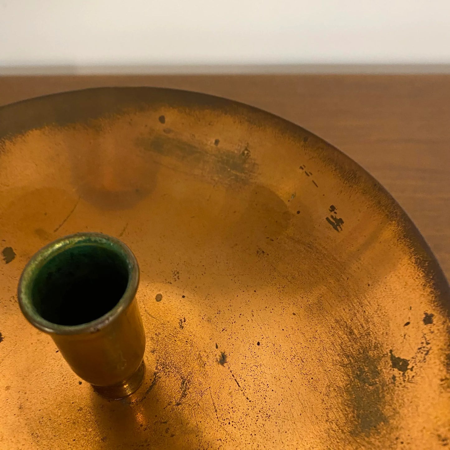 Bernie Cooper Copper Candle Holders Signed Mid Century
