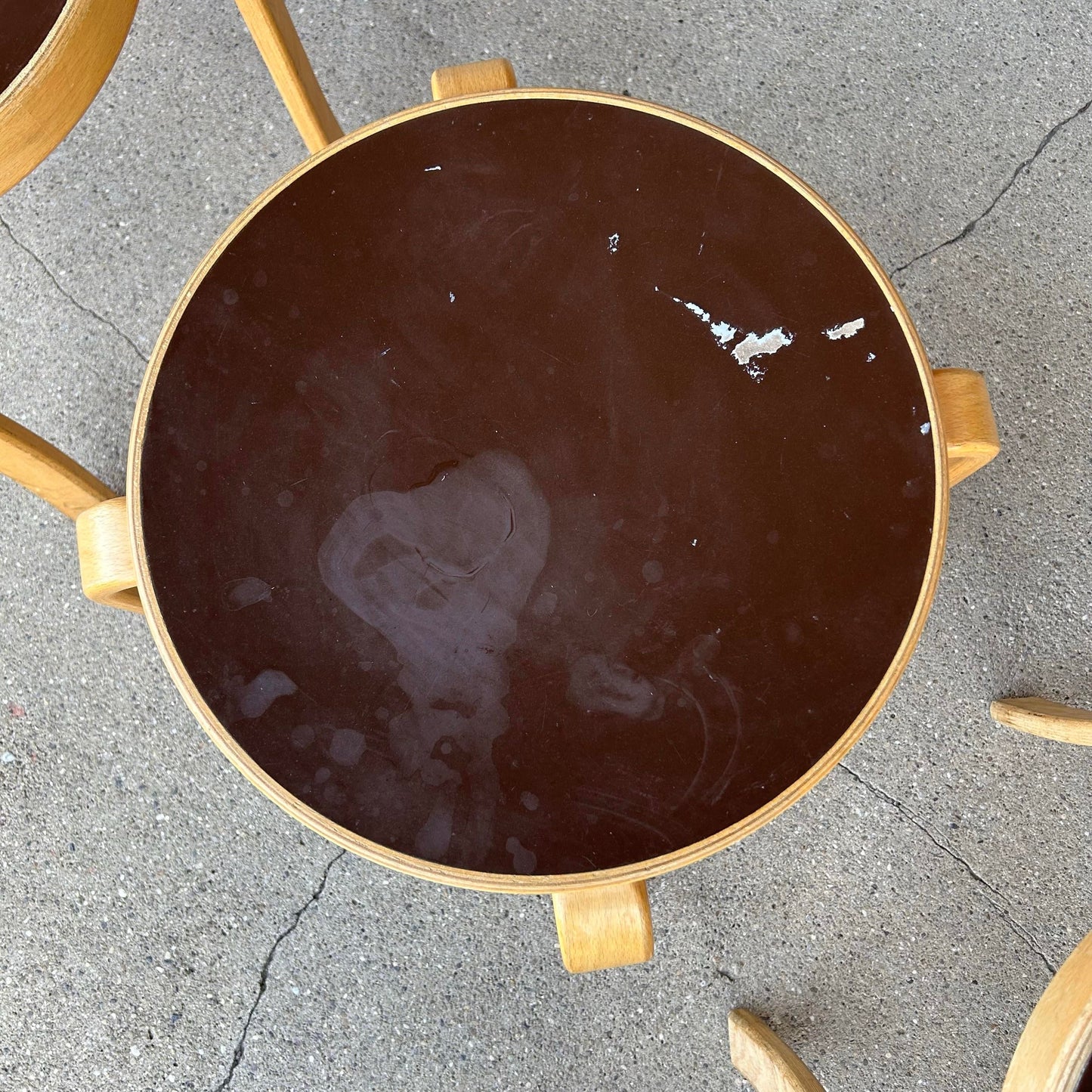 Set of 3 Rud Thygesen Stackable Stools by Rudd International