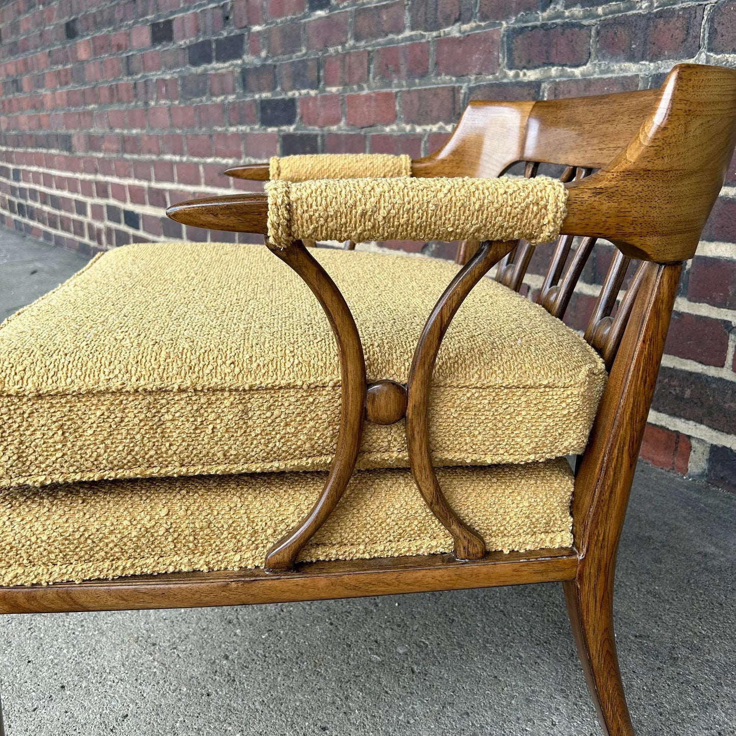 Pair of Tomlinson Sophisticate Arm Chairs for Erwin Lambeth