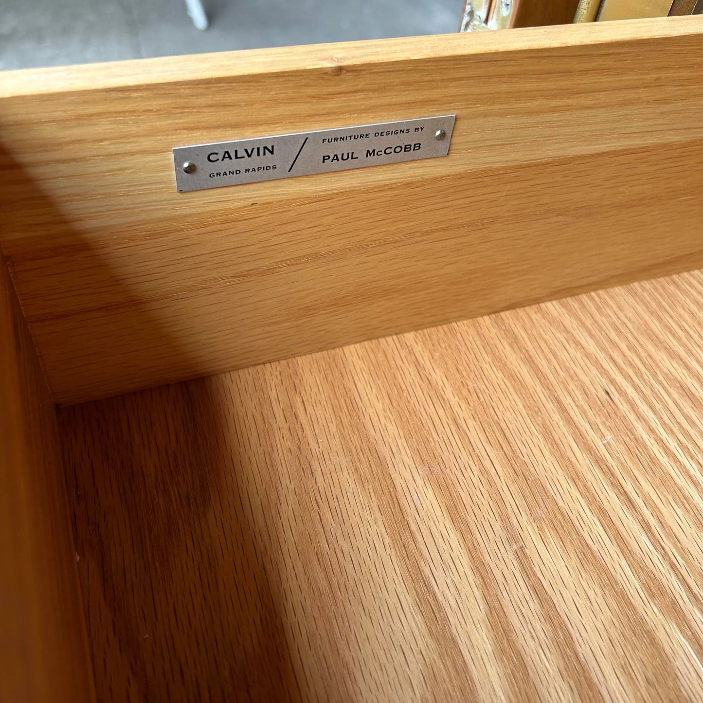 Paul McCobb for Calvin Credenza With Brass Base