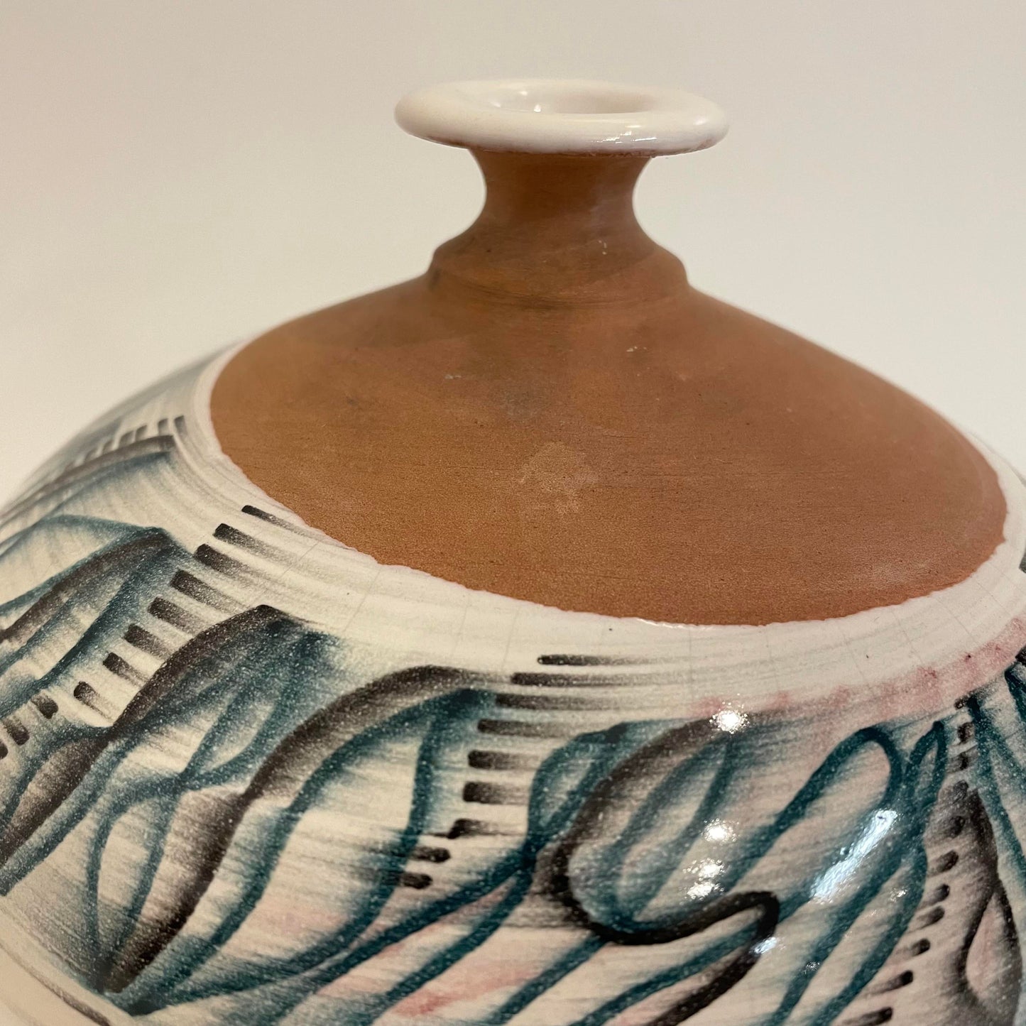 Vintage Antonio Franchini Ceramic Bud Vase