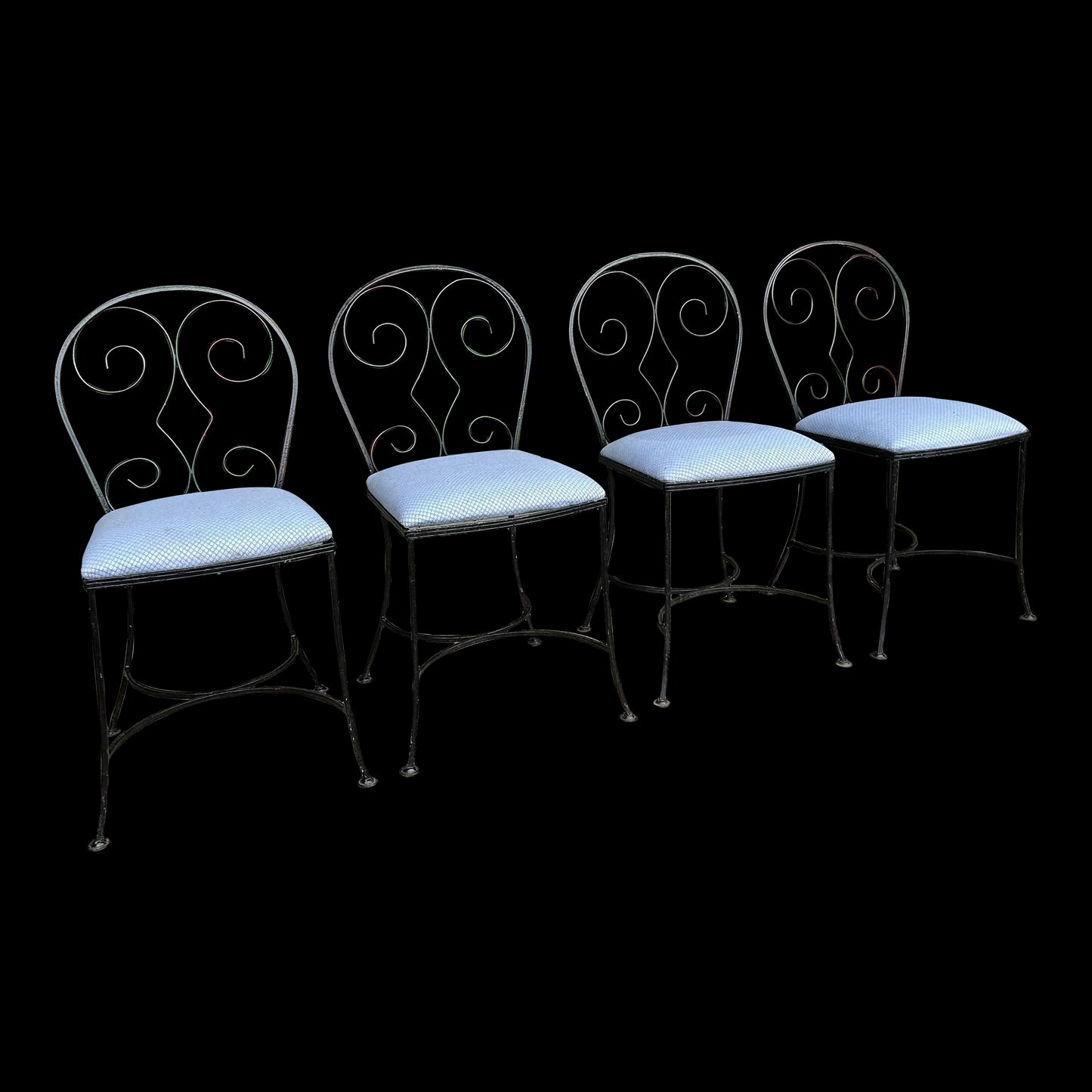 Salterini Outdoor Dining Chairs Set of 4