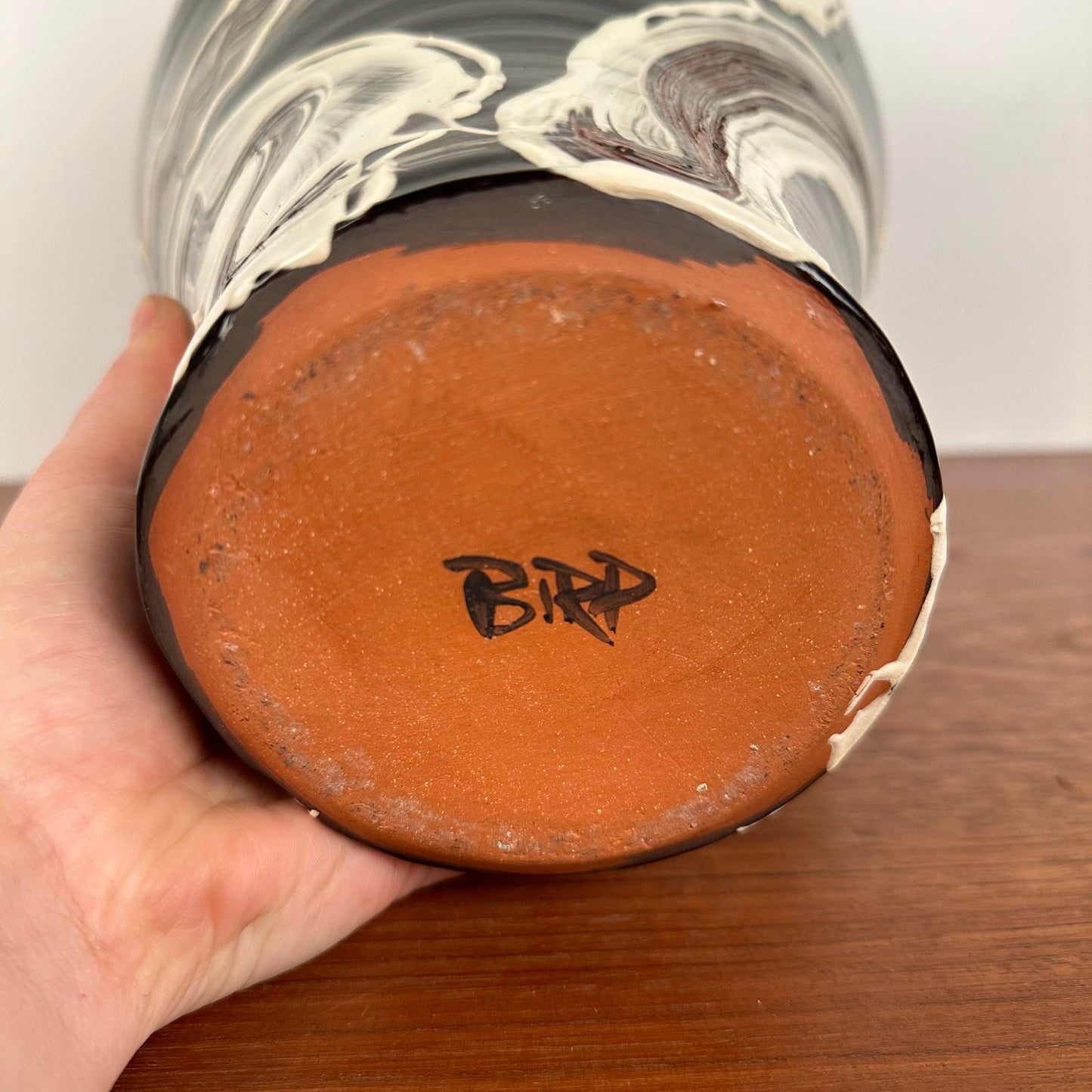 Studio Made Craig Bird Ceramic Vase Urn