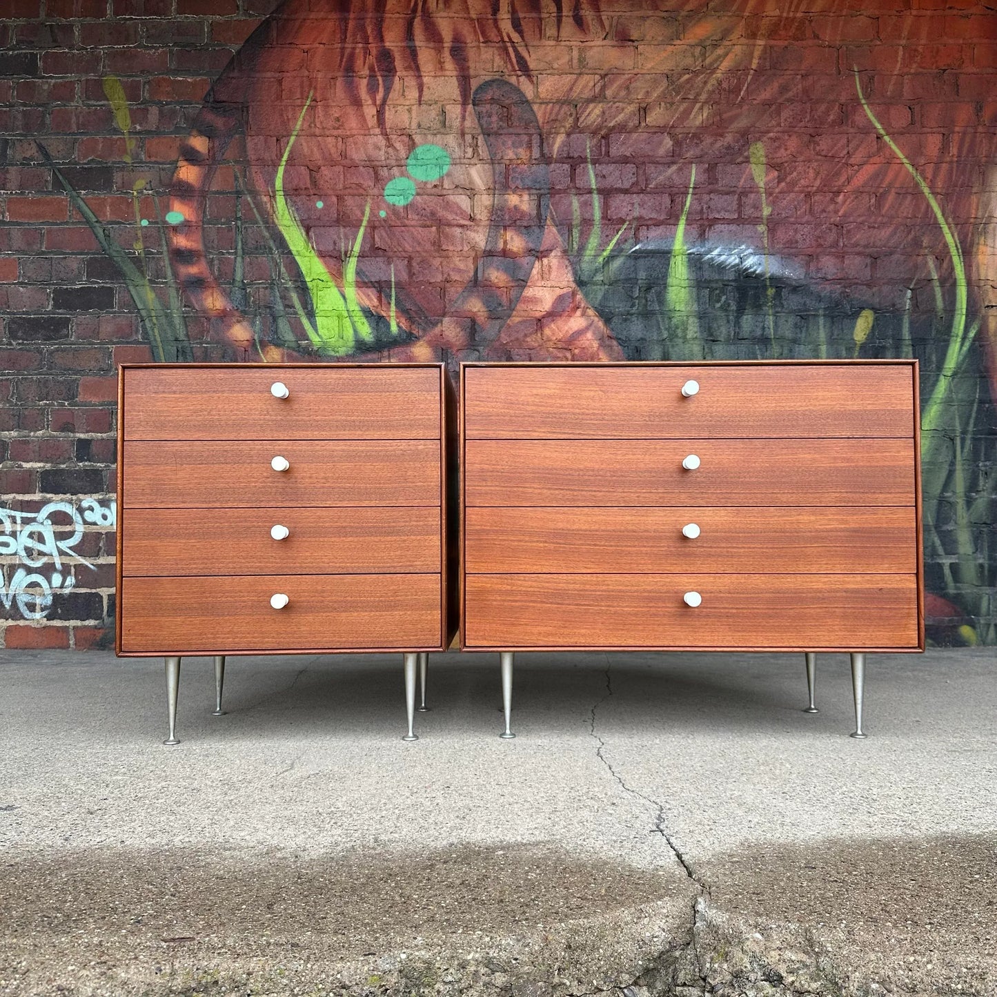 George Nelson for Herman Miller Thin Edge Chests With Vanity