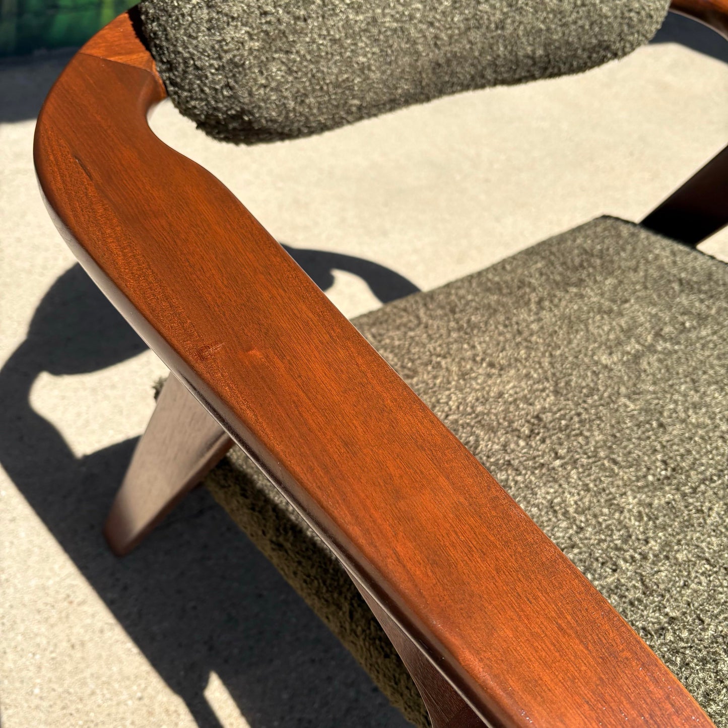 Reupholstered Adrian Pearsall Lounge Chair