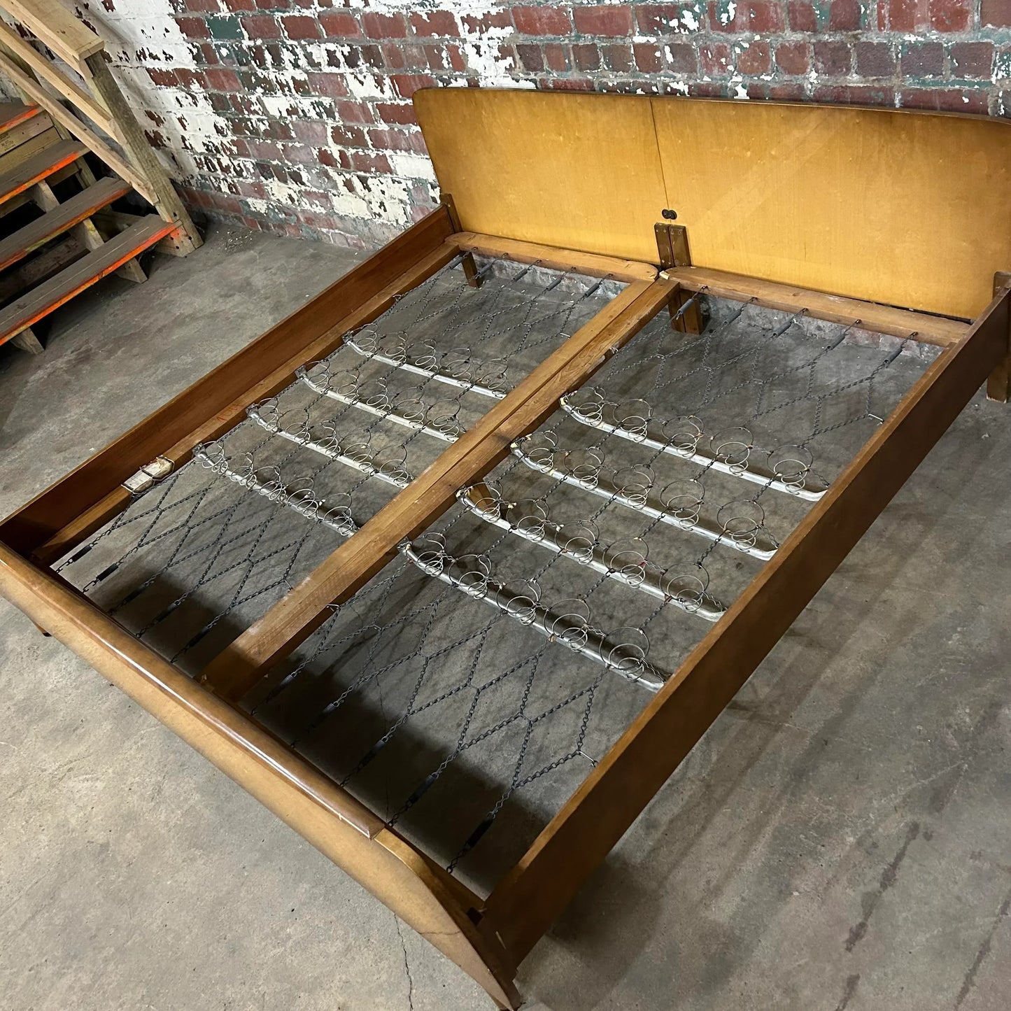 Mid Century Modern King Size German Bed Frame