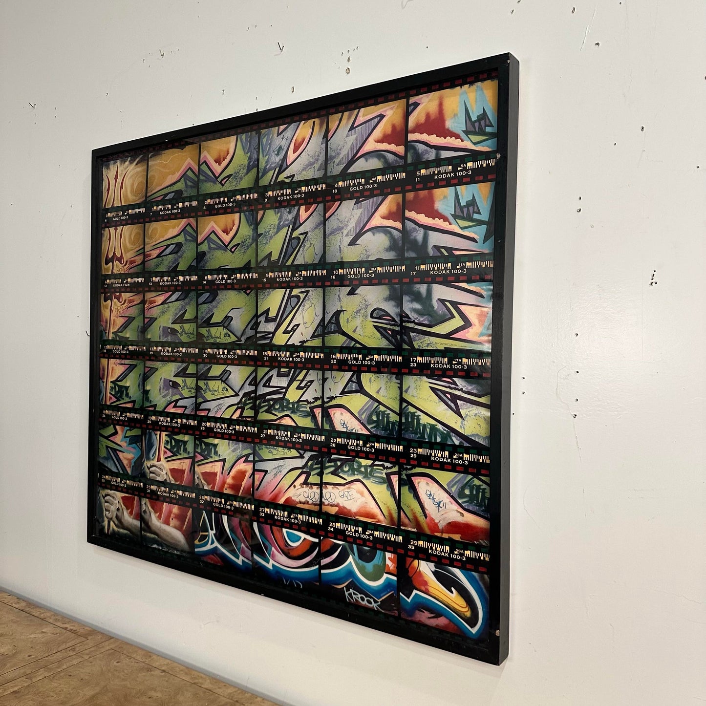 Ruth Litoff “Tagging Up” Graffiti Collage 1996