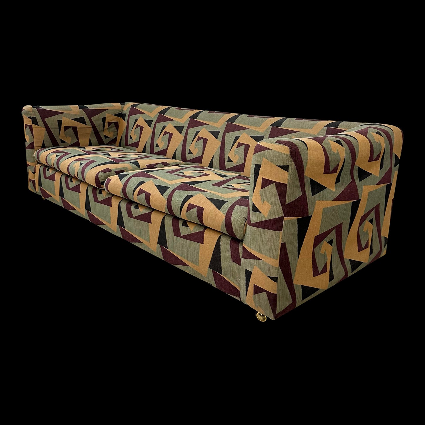 Edward Wormley for Dunbar Sofa Possibly a Jack Lenor Larsen Fabric