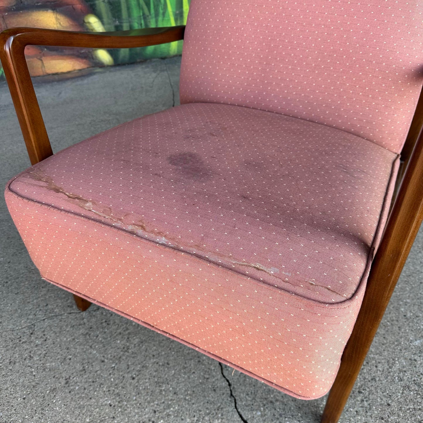 Folke Ohlsson for Dux Duxello Mid-Century Modern Walnut Lounge Chair With Ottoman