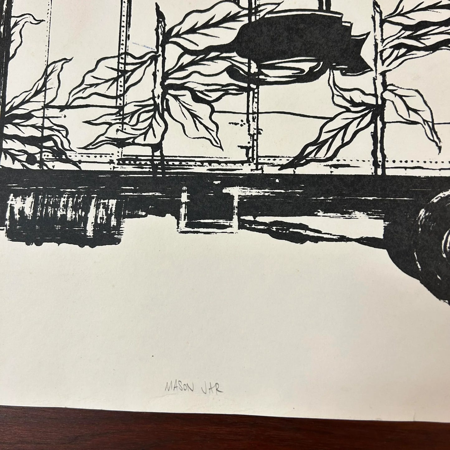 David Ellis “Mason Jar” Screen Print Ap Signed Barn Stormers