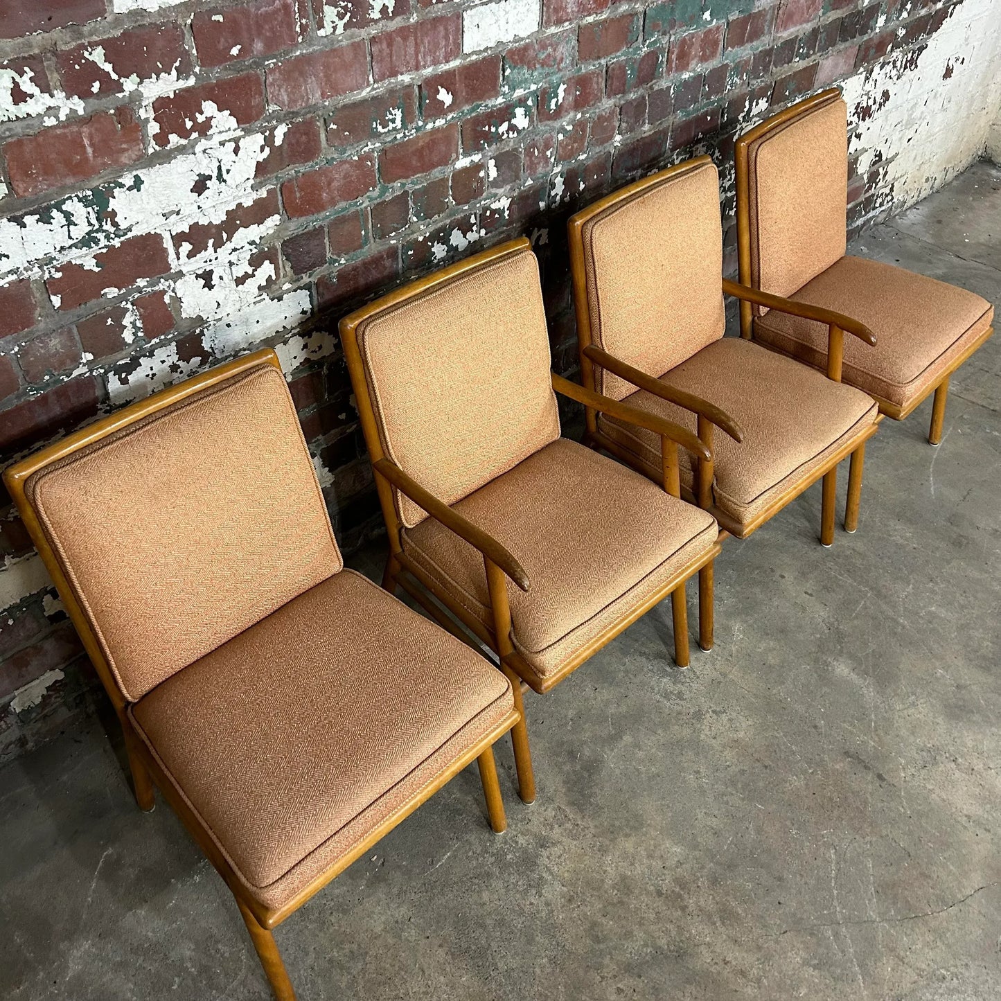4 Robsjohn Gibbings for Widdicomb Dining Chairs