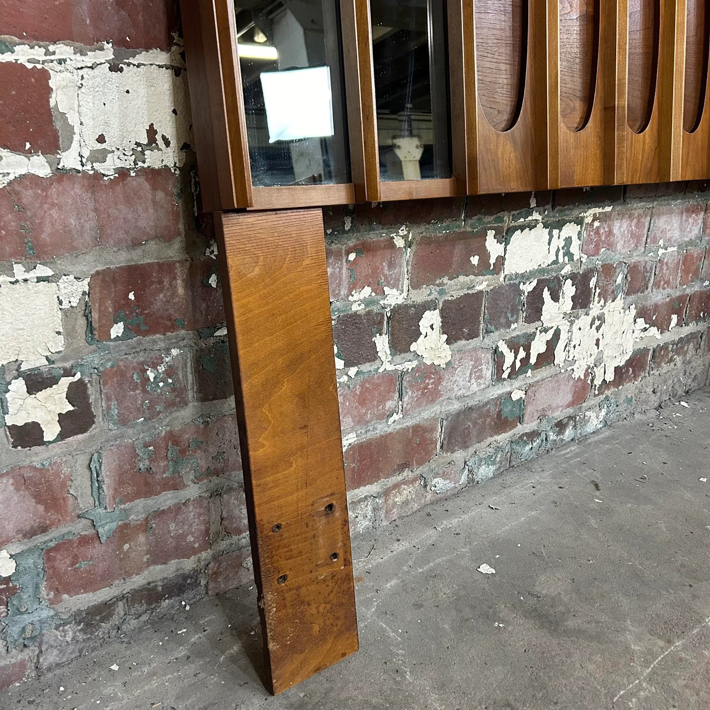 Brutalist Tabago Full Headboard With Mirrors.