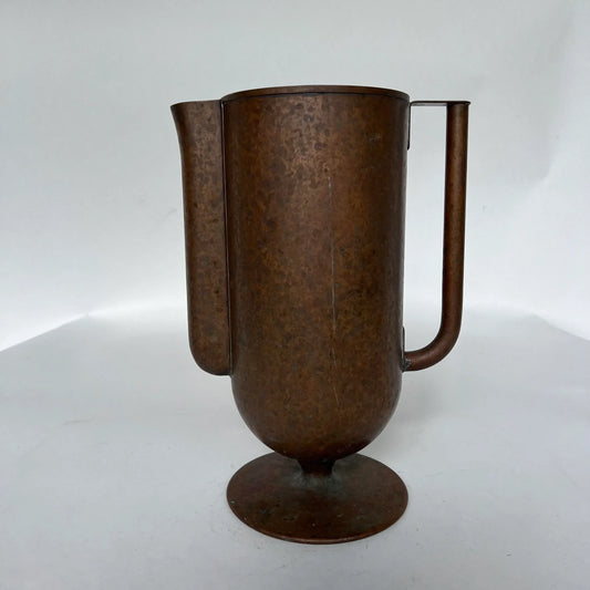 Walter Van Nessen Brass Water Pitcher