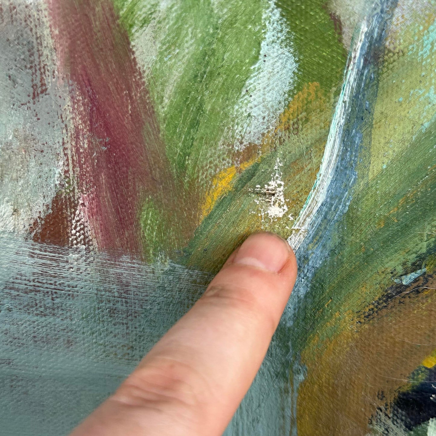 Robert Ranieri Abstract Painting 1966 Midcentury Modern