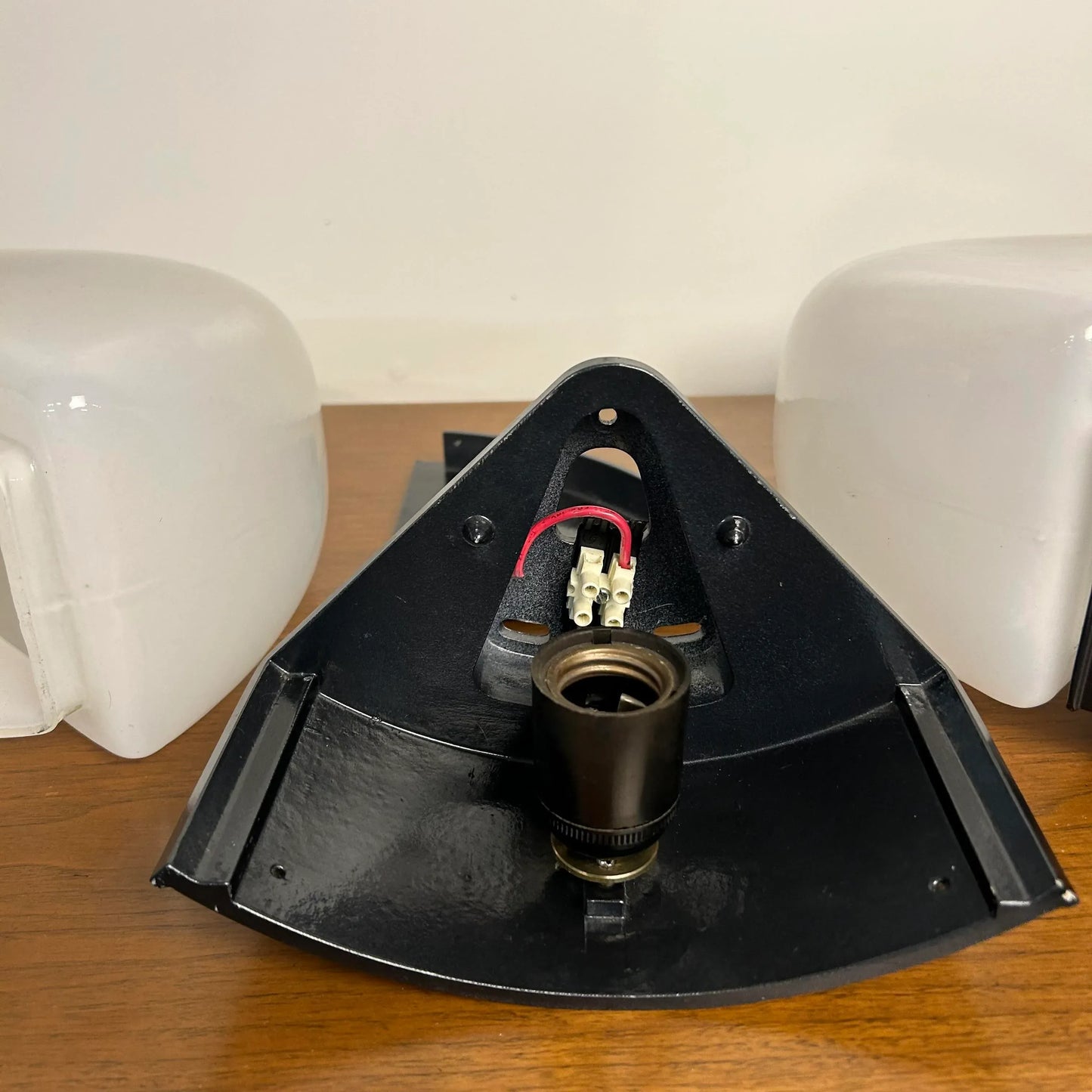 Pair of Vetri Murano Glass Wall Sconce Lights by Roberto Pamio