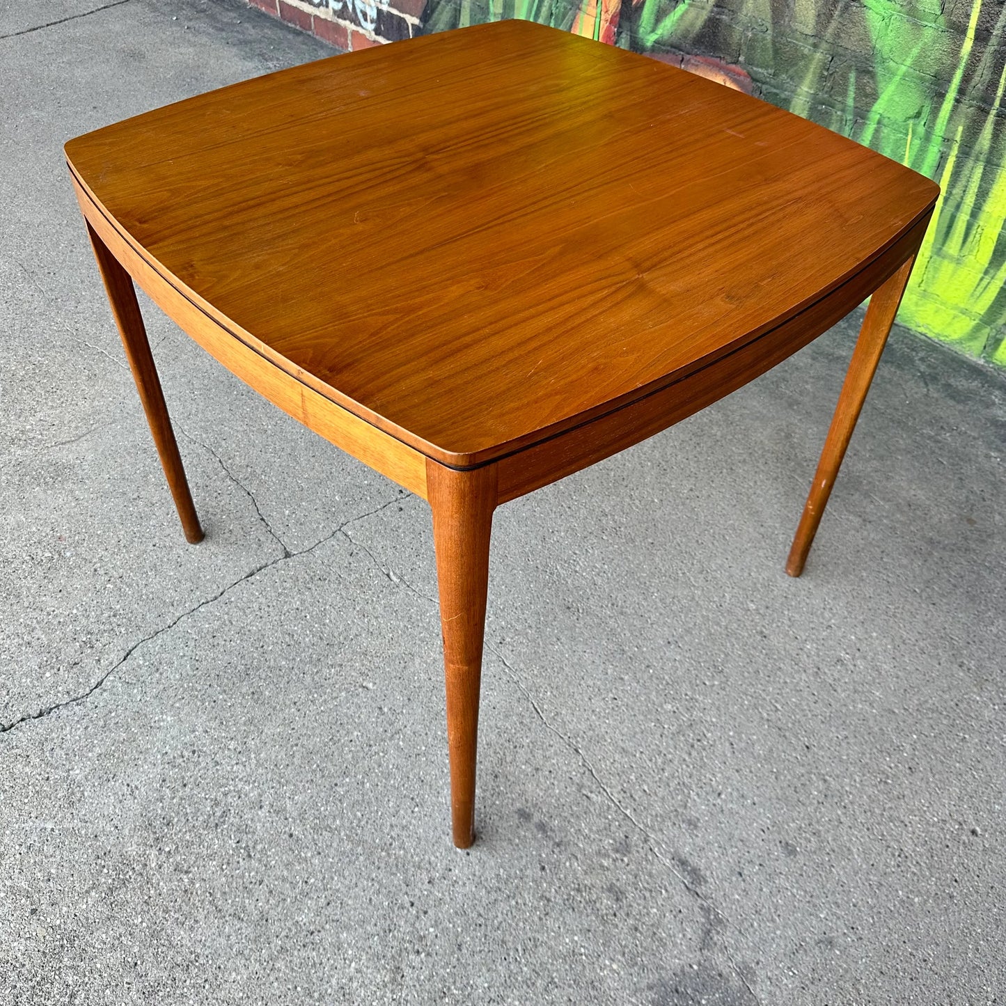 Stewart McDougall and Kipp Stewart for Drexel Declaration Walnut Game Table and Chairs