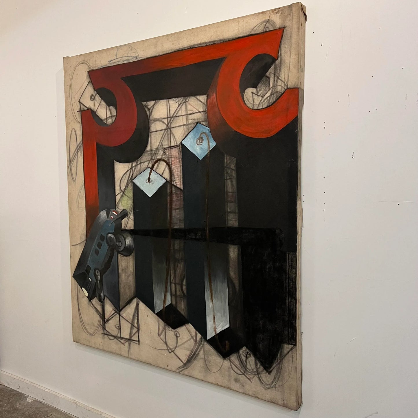 Mixed Media Abstract Painting