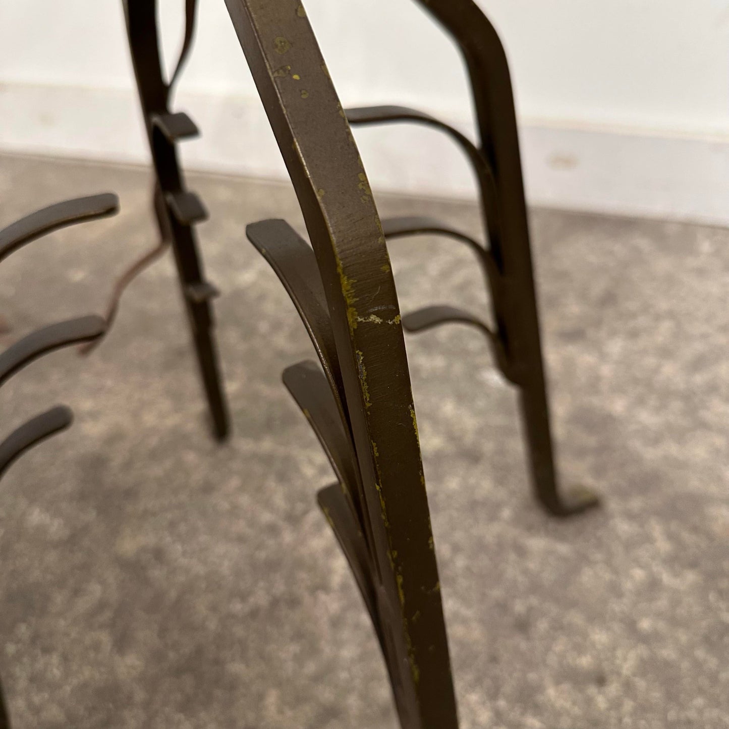 French Art Deco Wrought Iron Floor Lamp