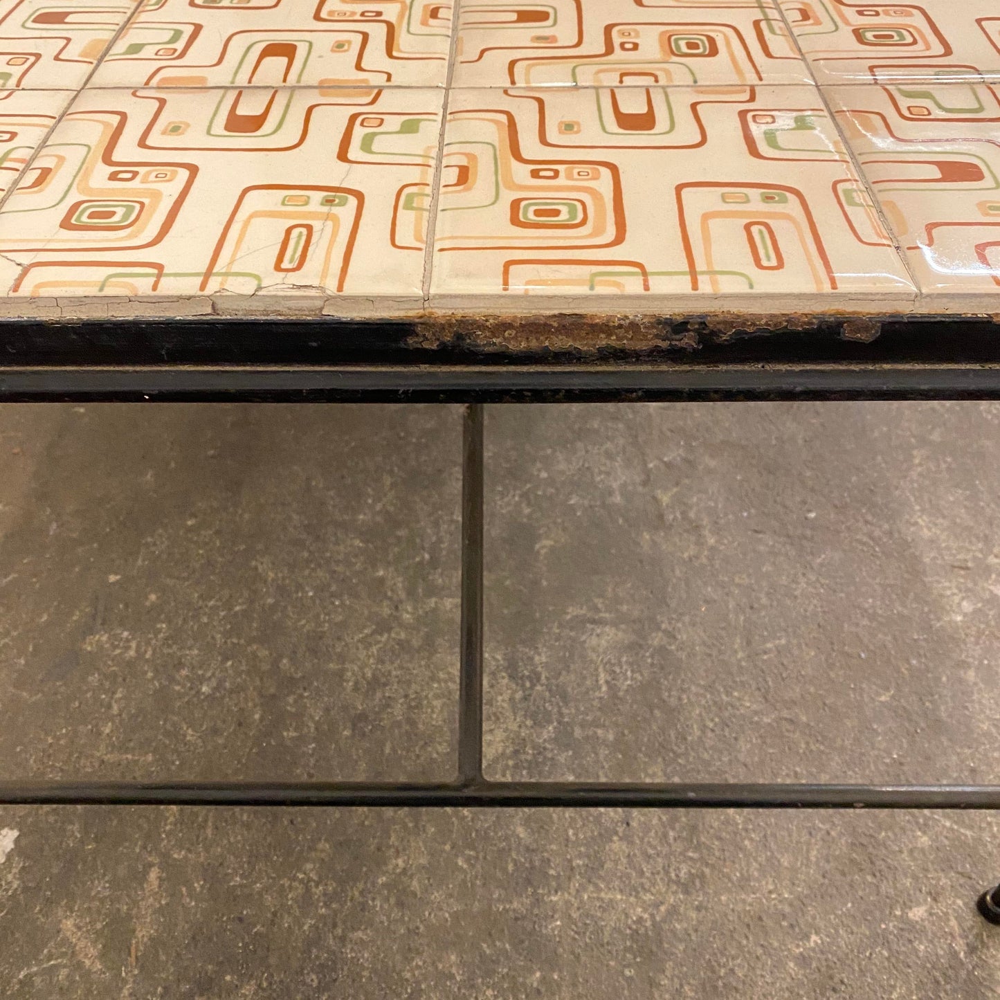 1960s Arden Riddle Tile Top Coffee Table