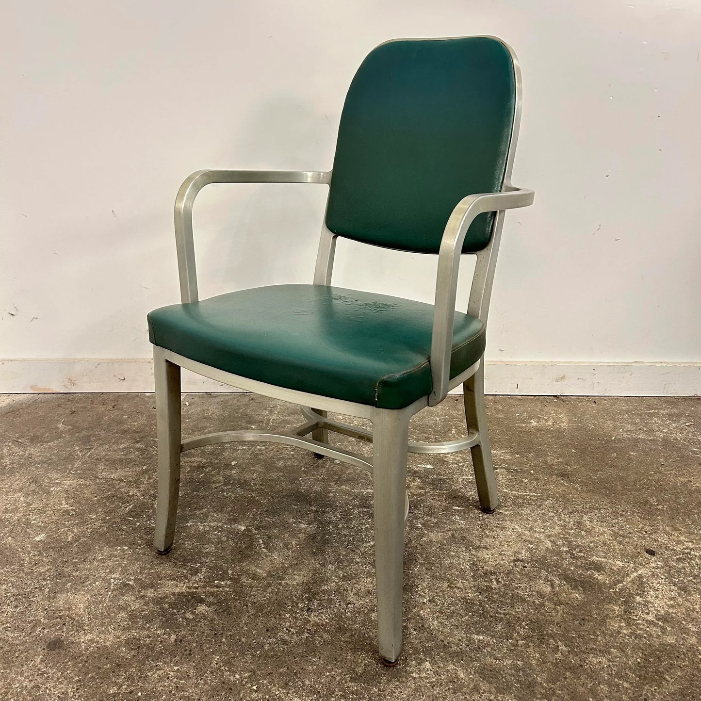 Set of 4 Rare Design GoodForm Aluminum Chairs Industrial Art Deco