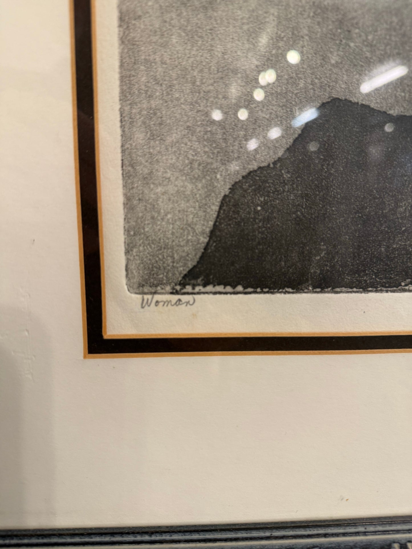 Sharon Bohm Levy “woman” Etching Print