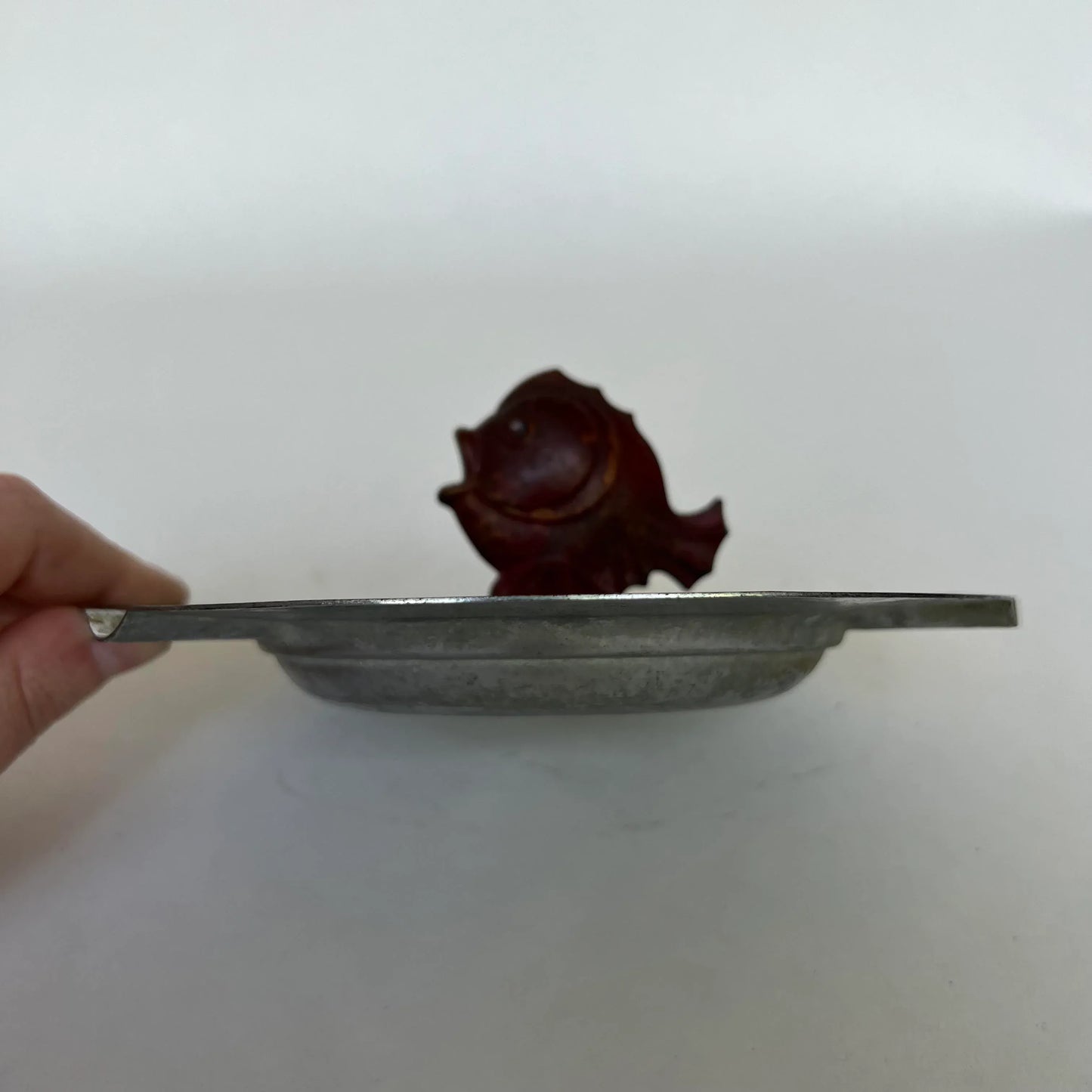 Vintage Chase Co. Chrome Fish Ashtray Ash Tray Art Deco