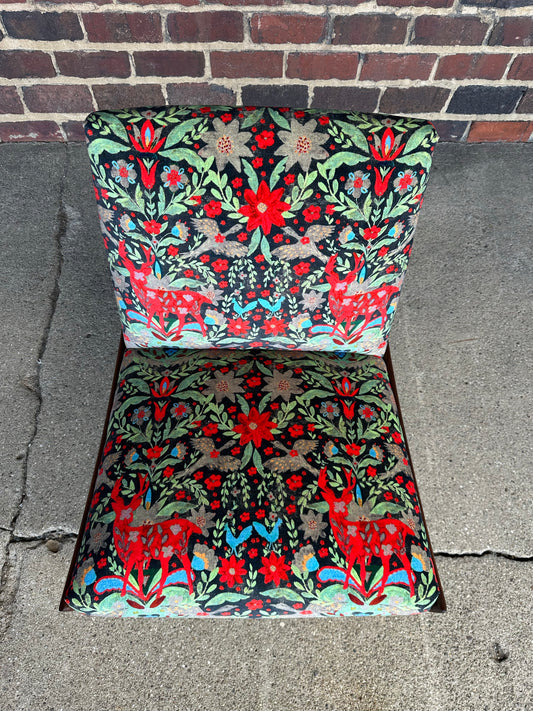 Pair of Kroehler Slipper Chairs Mind the Gap Fabric