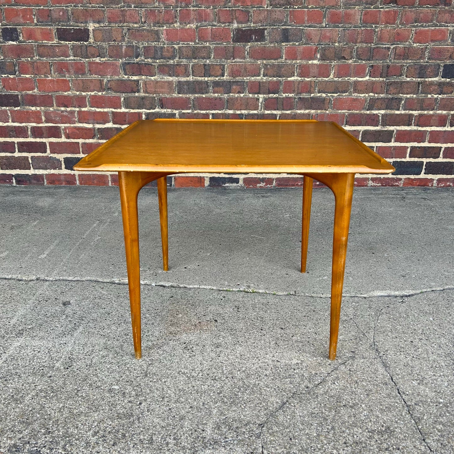 Mid Century Modern Walnut Game Table by Erik Christensen for Selig