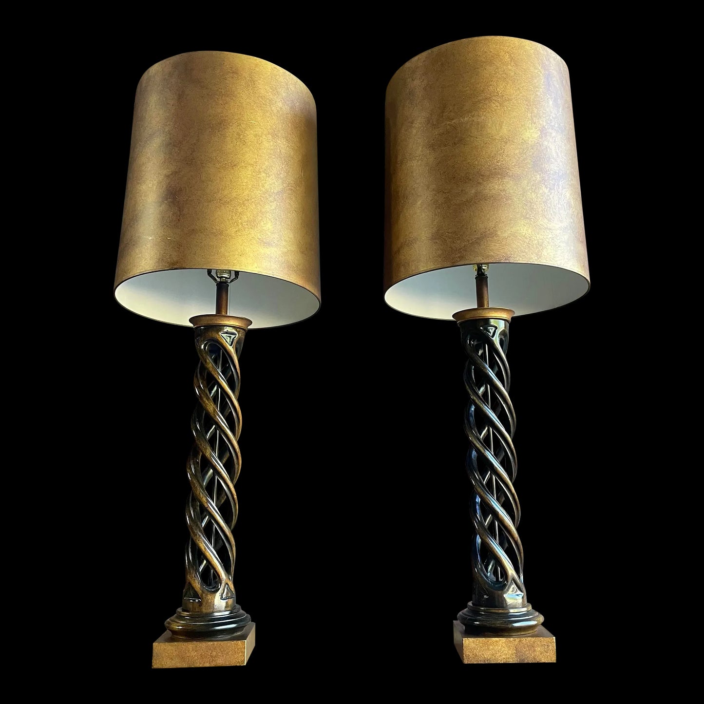 Pair of Fredrick Cooper for James Mont Lamps