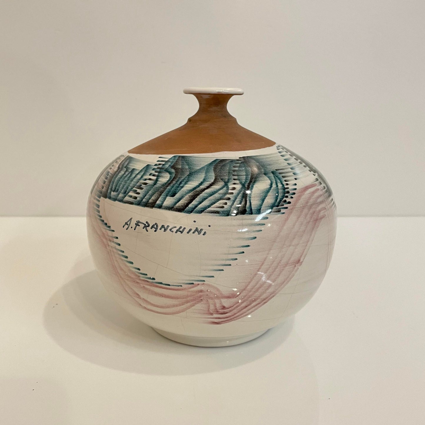 Vintage Antonio Franchini Ceramic Bud Vase