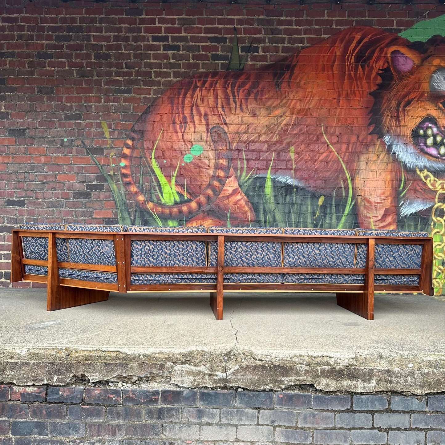 Studio Made Rosewood Sofa by Walter Klaus