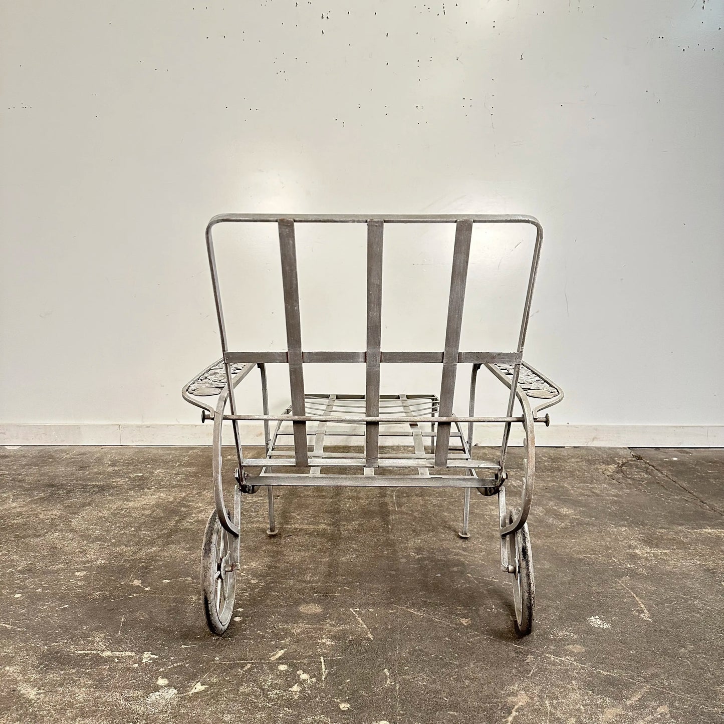 Outdoor Adjustable Chaise Lounge Chair Fruit Pattern