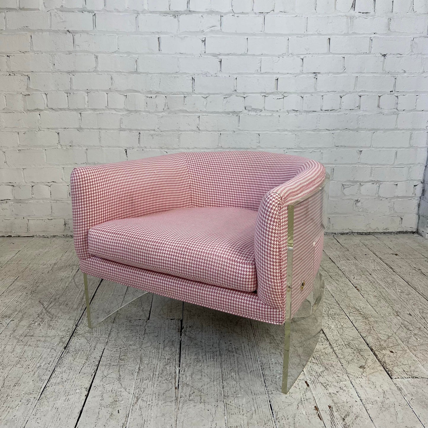 Milo Baughman Bond Acrylic Club Chair