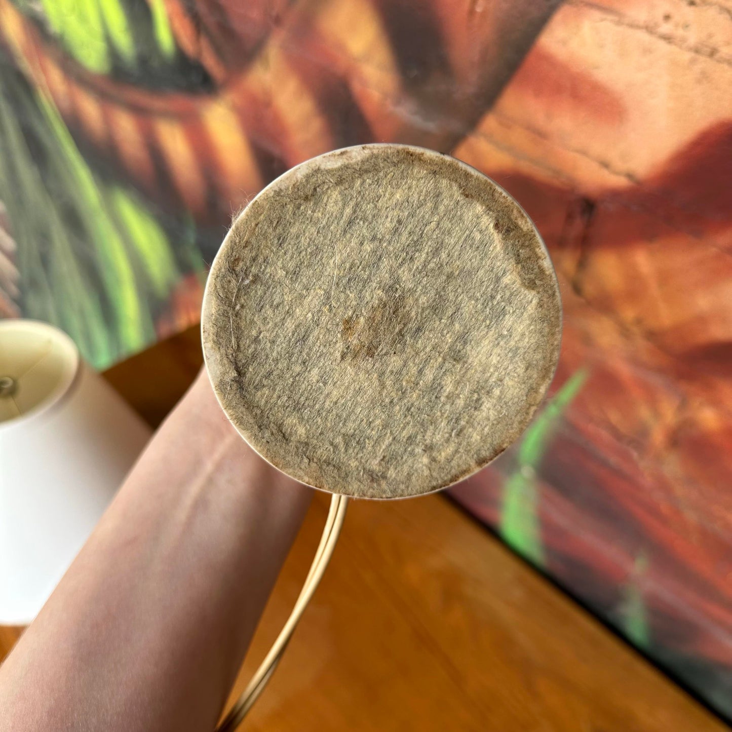 Royal Copenhagen Petite Hand Painted Floral Table Lamp