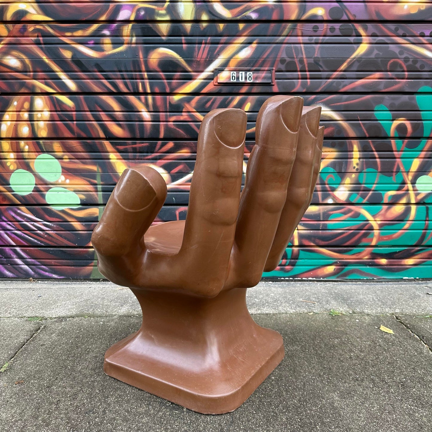 Vintage Mid Century Modern Hand Form Chair