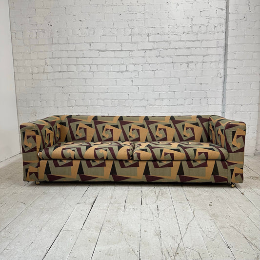 Edward Wormley for Dunbar Sofa Possibly a Jack Lenor Larsen Fabric