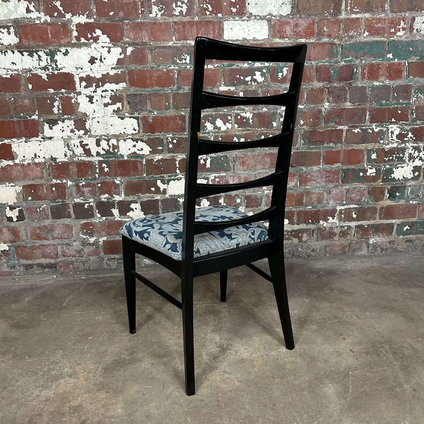 Pearsall Style Round Glass Kitchen Dining Table With 4 Chairs