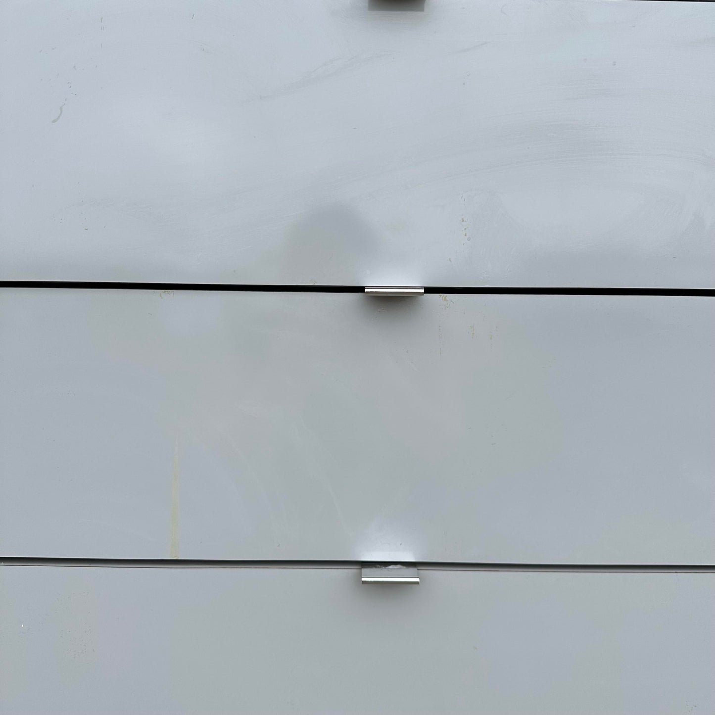 Post Modern 1980s Grey Laminate Dresser Set